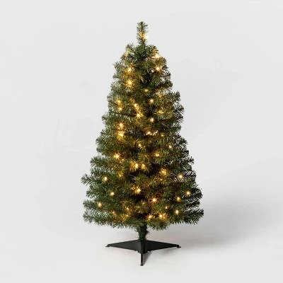 3' Pre-Lit Alberta Spruce Artificial Christmas Tree Clear Lights - Wondershop™ 1 3' Pre-Lit Alberta Spruce Artificial Christmas Tree Clear Lights - Wondershop™
