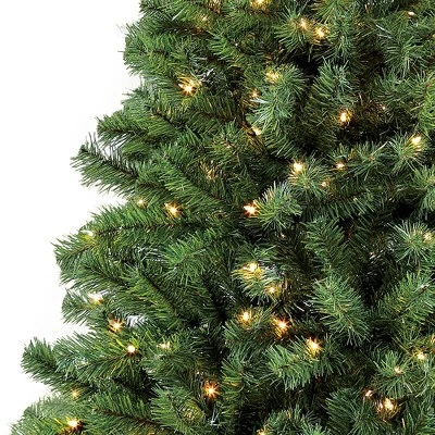 4.5ft Pre-lit Artificial Christmas Tree Newcastle Fir - Puleo 2 4.5ft Pre-lit Artificial Christmas Tree Newcastle Fir - Puleo - Image 2