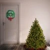 National Tree Company Pre-Lit 'Feel Real' Artificial Full Downswept Christmas Tree, Green, Douglas Fir, Dual Color LED Lights, PowerConnect 4.5 feet
