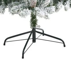 6ft Nearly Natural Pre-Lit LED Flocked Livingston Fir with Pinecones Artificial Christmas Tree Clear Lights 8 6ft Nearly Natural Pre-Lit LED Flocked Livingston Fir with Pinecones Artificial Christmas Tree Clear Lights -Christmas Trees Sales Store unnamed file 1070