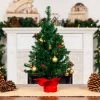 Best Choice Products 22in Pre-Lit Tabletop Artificial Christmas Tree w/ LED Lights, Berries, Ornaments