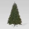 7ft Fraser Fir Hinged Full Artificial Christmas Tree Clear Lights - Christopher Knight Home