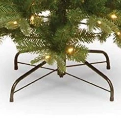 National Tree Company Feel Real Prescott Fir 6.5 Ft Slim Pre-Lit Artificial Christmas Holiday Tree with Metal Base, Hinged Branches, and White Lights -Christmas Trees Sales Store unnamed file 1269