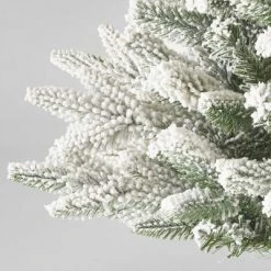 3.5' Unlit Flocked Balsam Fir Artificial Christmas Tree - Wondershop™