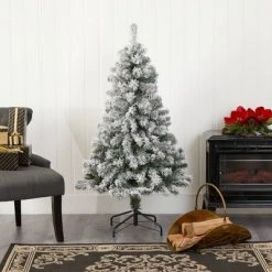 Nearly Natural Unlit Flocked West Virginia Artificial Christmas Tree 11 Nearly Natural Unlit Flocked West Virginia Artificial Christmas Tree -Christmas Trees Sales Store unnamed file 1299