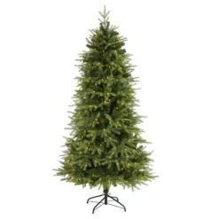 Nearly Natural Pre-Lit LED Vancouver Fir Artificial Christmas Tree Clear Lights -Christmas Trees Sales Store unnamed file 1362