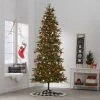 9' Pre-Lit Slim Indexed Balsam Fir Artificial Christmas Tree Clear Lights with AutoConnect - Wondershop™