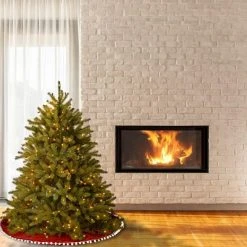 National Tree Company 4.5 ft. Jersey Fraser Fir Tree with Clear Lights