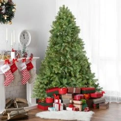 Northlight 6.5' Prelit Artificial Christmas Tree Noble Fir - Clear Lights