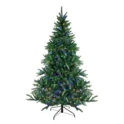 Northlight 7.5' Prelit Artificial Christmas Tree LED Noble Fir - Dual Lights