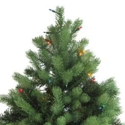 Northlight 7.5' Prelit Full Artificial Christmas Tree Noble Fir - Multi-Color Lights