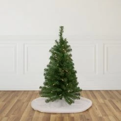 Northlight 3' Pre-Lit Oakridge Noble Fir Artificial Christmas Tree, Clear Lights
