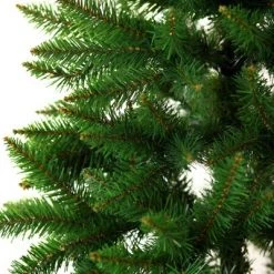 HOMCOM Unlit Slim Noble Fir Hinged Artificial Christmas Tree with Realistic Plastic Branches and 865 Tips 7' Tall -Christmas Trees Sales Store unnamed file 1627