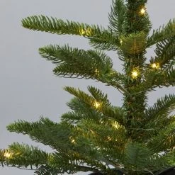 2.5' Pre-Lit LED Indexed Balsam Fir Potted Artificial Christmas Tree Dewdrop Warm White Lights - Wondershop™