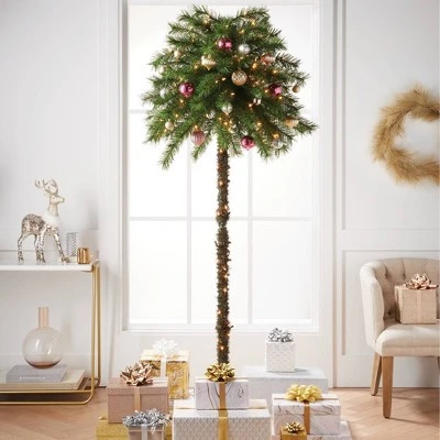 6ft Pre-Lit Artificial Palm Tree Clear Lights - Wondershop™ 2 6ft Pre-Lit Artificial Palm Tree Clear Lights - Wondershop™ - Image 2