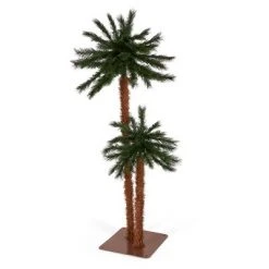 Home Heritage Prelit Artificial Tropical Christmas Holiday Palm Tree, White Incandescent Lights and Stand -Christmas Trees Sales Store unnamed file 1681