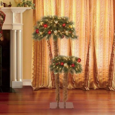 Island Breeze 5' and 3' Artificial Christmas Palm Trees w/ Lights 1 Island Breeze 5' and 3' Artificial Christmas Palm Trees w/ Lights