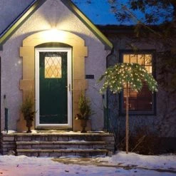 Tangkula 6 ft Led Lighted Christmas Palm Tree Pre-lit Artificial Palm Tree w/250 Led Lights & Metal Base Tropical Style Hinged Christmas Tree -Christmas Trees Sales Store unnamed file 1711