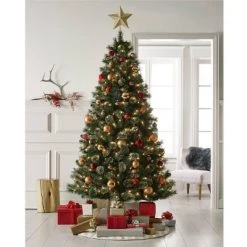 7.5' Pre-Lit Full Virginia Pine Artificial Christmas Tree Clear Lights with AutoConnect - Wondershop™ 7 7.5' Pre-Lit Full Virginia Pine Artificial Christmas Tree Clear Lights with AutoConnect - Wondershop™ -Christmas Trees Sales Store unnamed file 1739