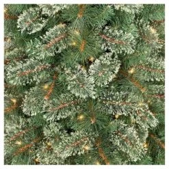 7.5' Pre-Lit Pencil Virginia Pine Artificial Christmas Tree Clear Lights - Wondershop™