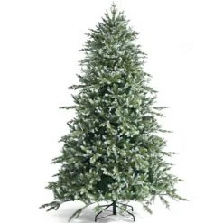 Costway 8ft Hinged Artificial Christmas Spruce Tree w/ 1658 Mixed PE & PVC Tips -Christmas Trees Sales Store unnamed file 1760