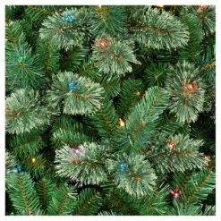 7.5' Pre-Lit Full Virginia Pine Artificial Christmas Tree Multicolor Lights with AutoConnect - Wondershop™