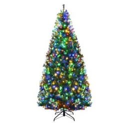 Costway 7Ft Pre-Lit Artificial Christmas Tree Hinged 500 LED Lights 14 Costway 7Ft Pre-Lit Artificial Christmas Tree Hinged 500 LED Lights -Christmas Trees Sales Store unnamed file 1806