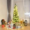 Costway 5'/6'/7'/9' PVC Artificial Pencil Christmas Tree Slim Green