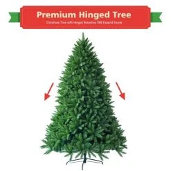 Costway 5ft Artificial Christmas Fir Tree 600 Branch Tips -Christmas Trees Sales Store unnamed file 1983