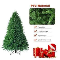 Costway 5ft Artificial Christmas Fir Tree 600 Branch Tips -Christmas Trees Sales Store unnamed file 1985