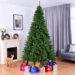 Costway 6FT/7.5FT/9FT PVC Christmas Tree Hinged Solid Metal Legs -Christmas Trees Sales Store unnamed file 2056