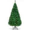 Costway Artificial PVC Christmas Tree W/Stand Holiday Season Indoor Outdoor Green