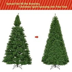 Costway 9Ft Pre-Lit Artificial Christmas Tree Hinged 1000 LED Lights 11 Costway 9Ft Pre-Lit Artificial Christmas Tree Hinged 1000 LED Lights -Christmas Trees Sales Store unnamed file 2176