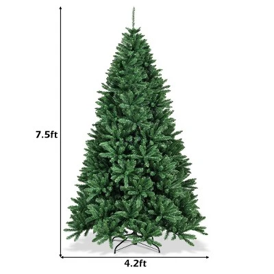 Costway 7.5ft Hinged Christmas Tree Douglas Full Fir Tree 2254 Tips 2 Costway 7.5ft Hinged Christmas Tree Douglas Full Fir Tree 2254 Tips - Image 2