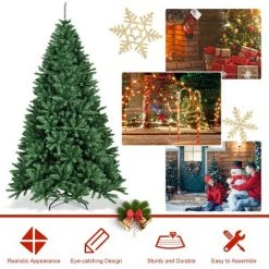 Costway 7.5ft Hinged Christmas Tree Douglas Full Fir Tree 2254 Tips 11 Costway 7.5ft Hinged Christmas Tree Douglas Full Fir Tree 2254 Tips -Christmas Trees Sales Store unnamed file 2329