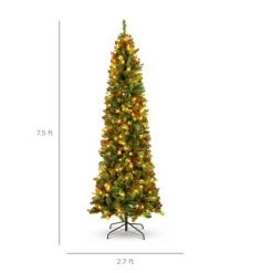 Best Choice Products Pre-Lit Pencil Christmas Tree Pre-Decorated Holiday Accent w/ Base 15 Best Choice Products Pre-Lit Pencil Christmas Tree Pre-Decorated Holiday Accent w/ Base -Christmas Trees Sales Store unnamed file 2384