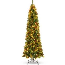 Best Choice Products Pre-Lit Pencil Christmas Tree Pre-Decorated Holiday Accent w/ Base 17 Best Choice Products Pre-Lit Pencil Christmas Tree Pre-Decorated Holiday Accent w/ Base -Christmas Trees Sales Store unnamed file 2386