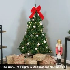 Sunnydaze Decor Sunnydaze Indoor Unlit Faux Tannenbaum Slim Holiday Christmas Evergreen Tree with Hinged Branches - 5' - Green -Christmas Trees Sales Store unnamed file 254