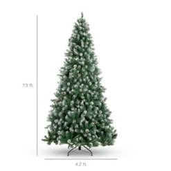 Best Choice Products Pre-Decorated Holiday Christmas Pine Tree w/ Metal Base -Christmas Trees Sales Store unnamed file 2588