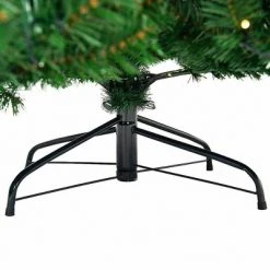 Costway Pre-Lit PVC Christmas Tree 9Ft Hinged 700 LED Lights Green -Christmas Trees Sales Store unnamed file 2650