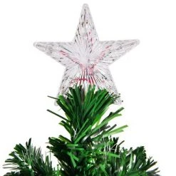 Costway 6FT Pre-Lit Fiber Optic Christmas Tree Multicolor Lights -Christmas Trees Sales Store unnamed file 2696
