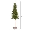 7ft Nearly Natural Pre-Lit LED Slim Alaskan Alpine Artificial Christmas Tree Clear Lights