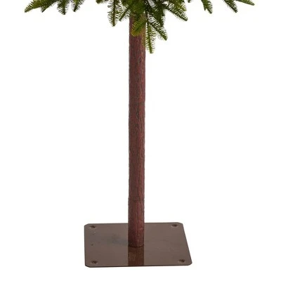 7ft Nearly Natural Pre-Lit LED Slim Alaskan Alpine Artificial Christmas Tree Clear Lights 4 7ft Nearly Natural Pre-Lit LED Slim Alaskan Alpine Artificial Christmas Tree Clear Lights - Image 4