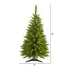 3ft Nearly Natural Pre-Lit Providence Pine Artificial Christmas Tree Warm White Lights