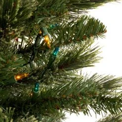 Home Heritage Pre-Lit Skinny Artificial Pine Christmas Tree with Lights and Foldable Stand -Christmas Trees Sales Store unnamed file 2882