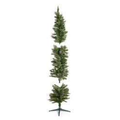 Home Heritage Pre-Lit Skinny Artificial Pine Christmas Tree with Lights and Foldable Stand -Christmas Trees Sales Store unnamed file 2884