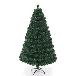Tangkula 7ft Pre-Lit Optical Fiber Artificial Christmas Tree w/ Lights Multicolor -Christmas Trees Sales Store unnamed file 3006