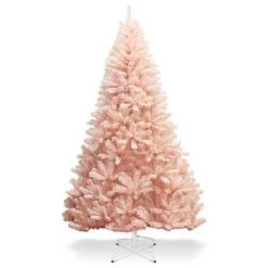 Costway 6ft/7ft Christmas Tree Hinged Full Fir Tree Metal Season -Christmas Trees Sales Store unnamed file 3169