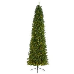Nearly Natural Pre-Lit LED Slim Green Mountain Pine Artificial Christmas Tree Clear Lights -Christmas Trees Sales Store unnamed file 3287
