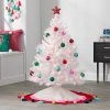 4' Pre-Lit White Alberta Artificial Christmas Tree Clear Lights - Wondershop™